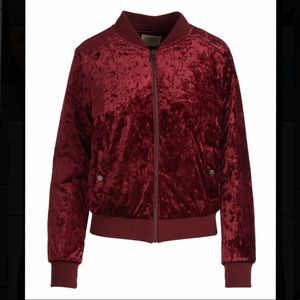 Ashley by 26 International Velvet Bomber Jacket